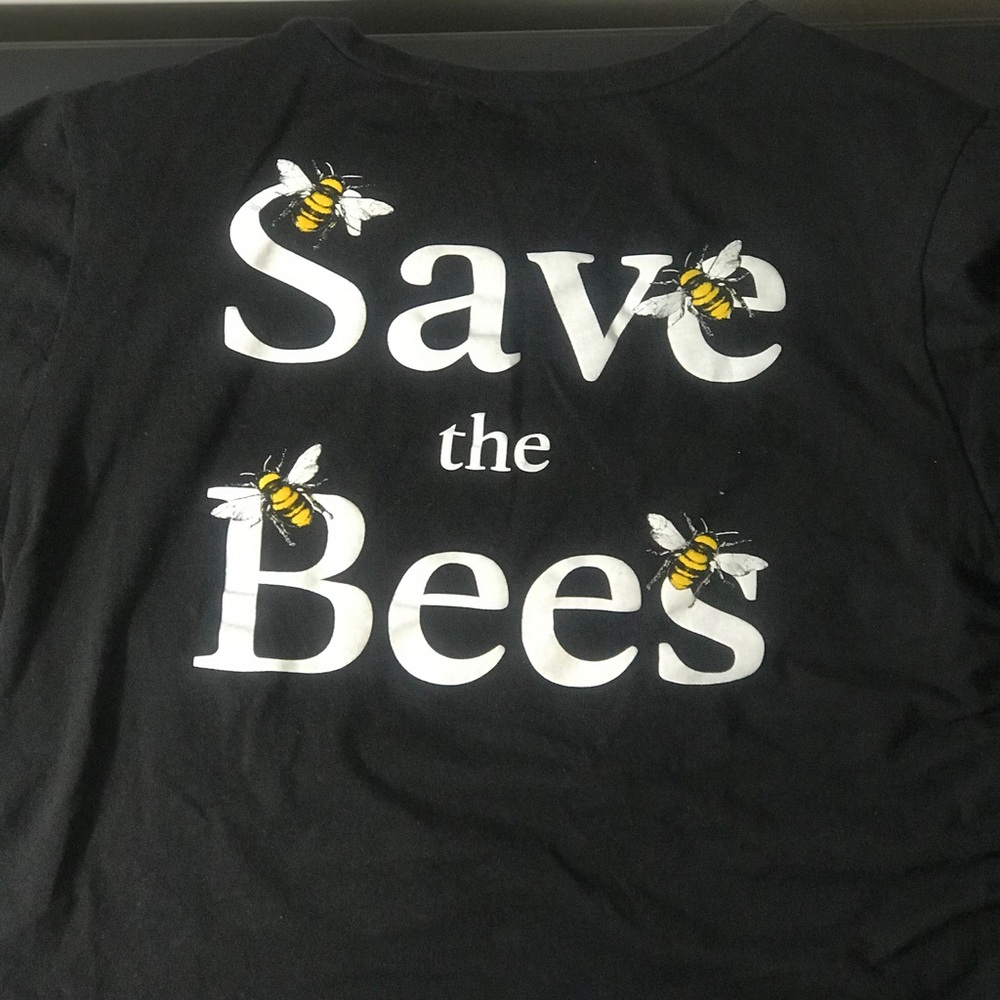 “Save the bees  “ string shirt